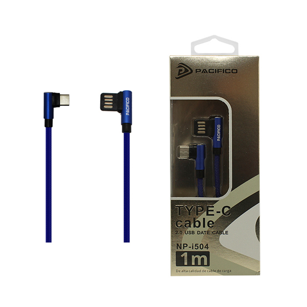 Cable Tipo C – USB 1m NP-i504 Azul 1