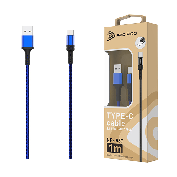 Cable USB-Tipo C NP-I987 – Azul 1