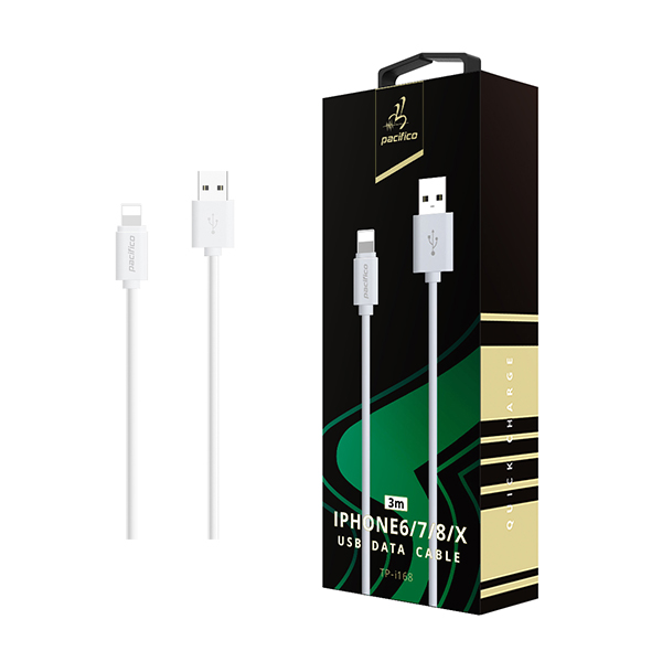 CABLE IPHONE 6/7/8/X/12/13/14 3m – TP-i168 1