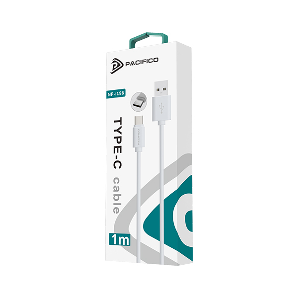 CABLE TIPO C 1m NP-i196 – Blanco 2