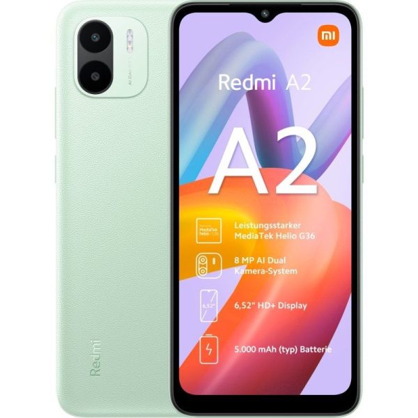 Xiaomi Redmi A2 2GB+32GB / 6.52"/ Verde Claro 2