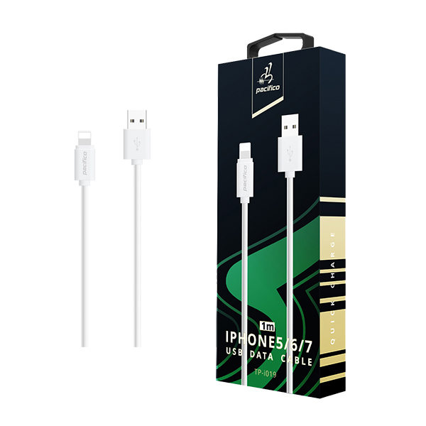 Cable Iphone 6 1m – TP-i019 – Blanco 1