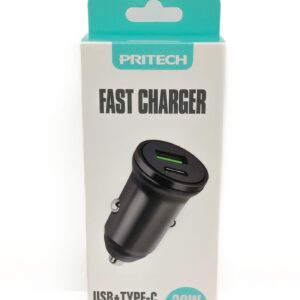 PRITECH - CARGADOR USB+TYPE C PBP458