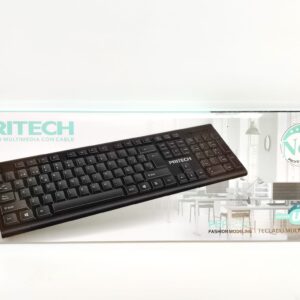 PRITECH - TECLADO MULTIMEDIA CON CABLE USB PBP250